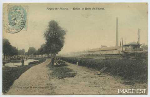 Écluse et usine de scories (Pagny-sur-Moselle)
